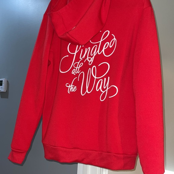Red Christmas Hoodie - Picture 6 of 7